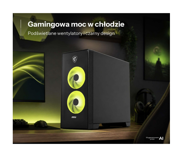 MSI MAG Infinite S AI Ultra 5-225F/24GB/512/Win11 RTX5060 - 1614580 - zdjęcie 5